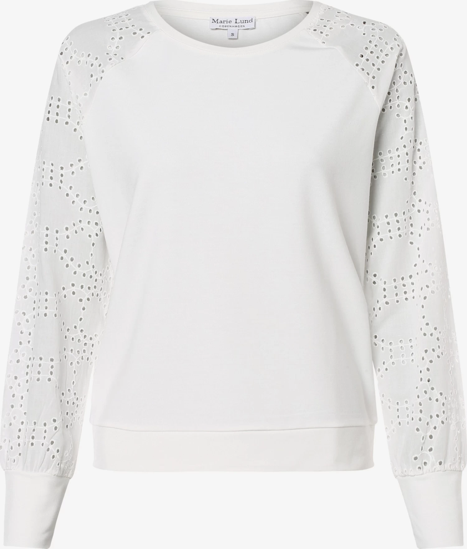 Marie Lund Sweatshirts Sweatshirt Dames Ecru