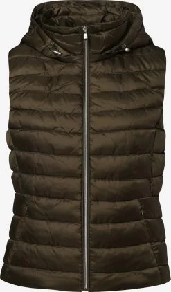 Marie Lund Bodywarmers Bodywarmer Dames Donkergroen