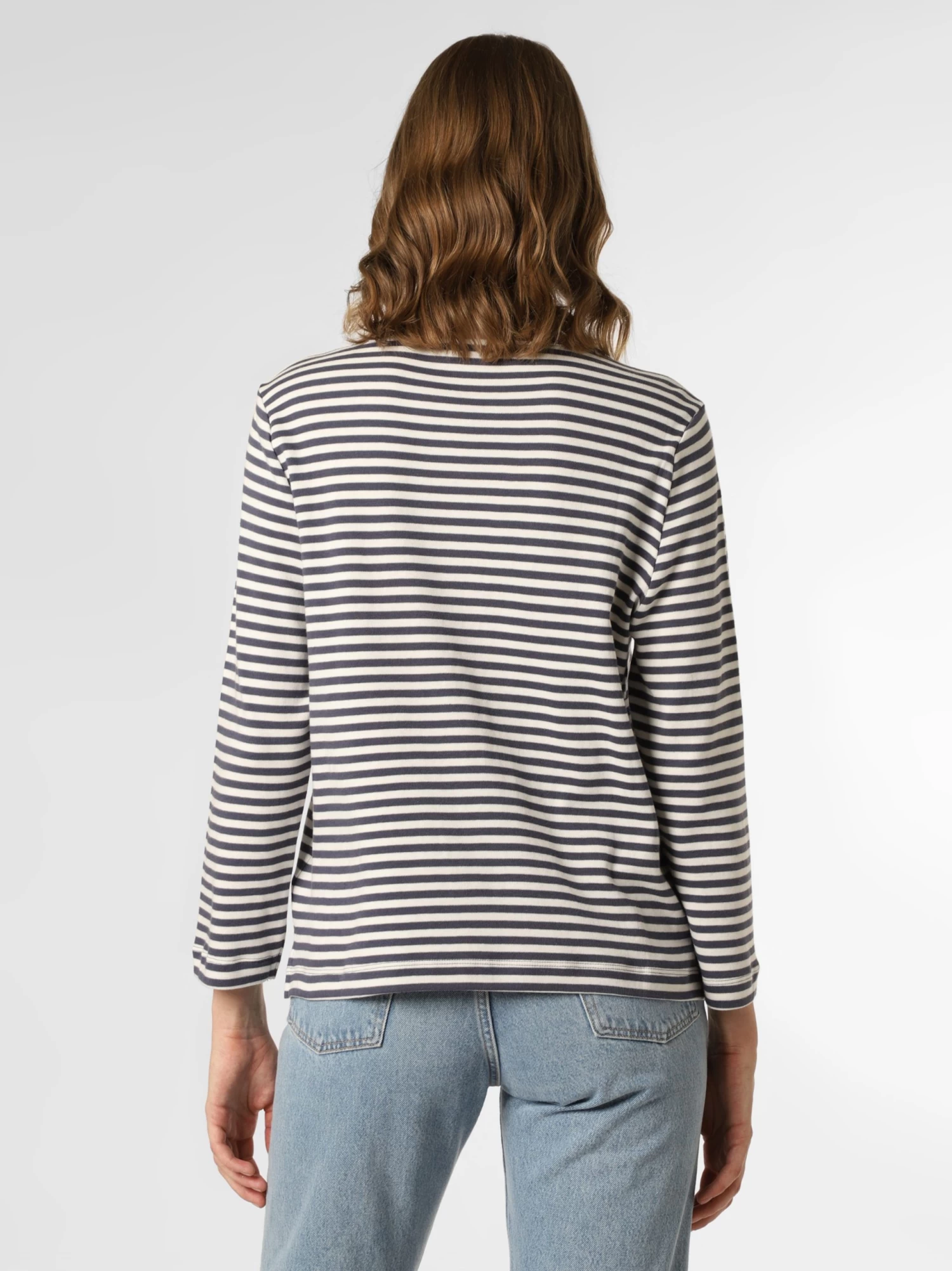 Marie Lund Shirts Met 3/4 Mouw Shirt Dames Navy - Afbeelding 3