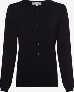 Marie Lund Vesten Gebreid Vest Dames Donkerblauw