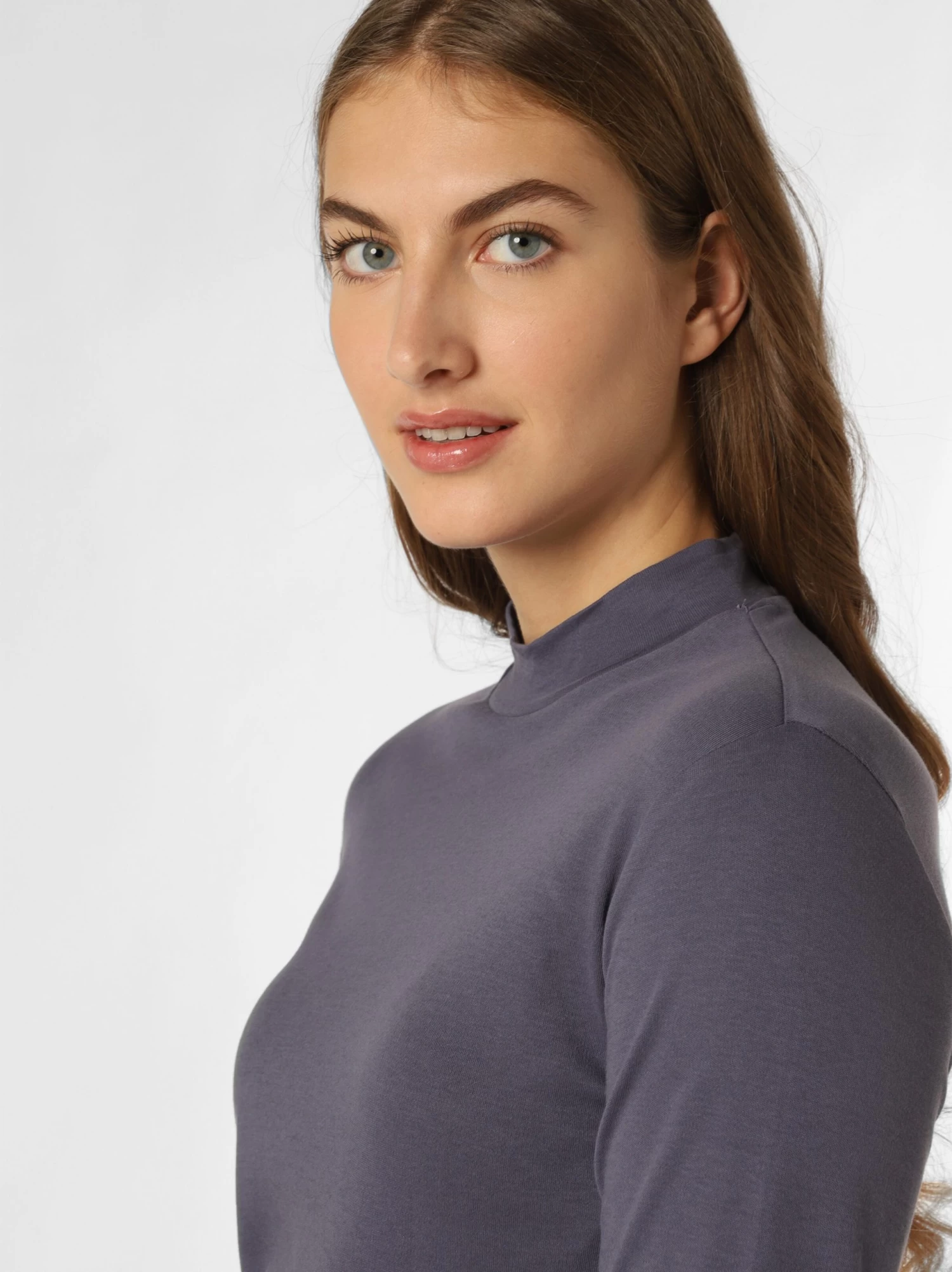 Marie Lund Longsleeves Shirt Dames Donkerblauw - Afbeelding 4