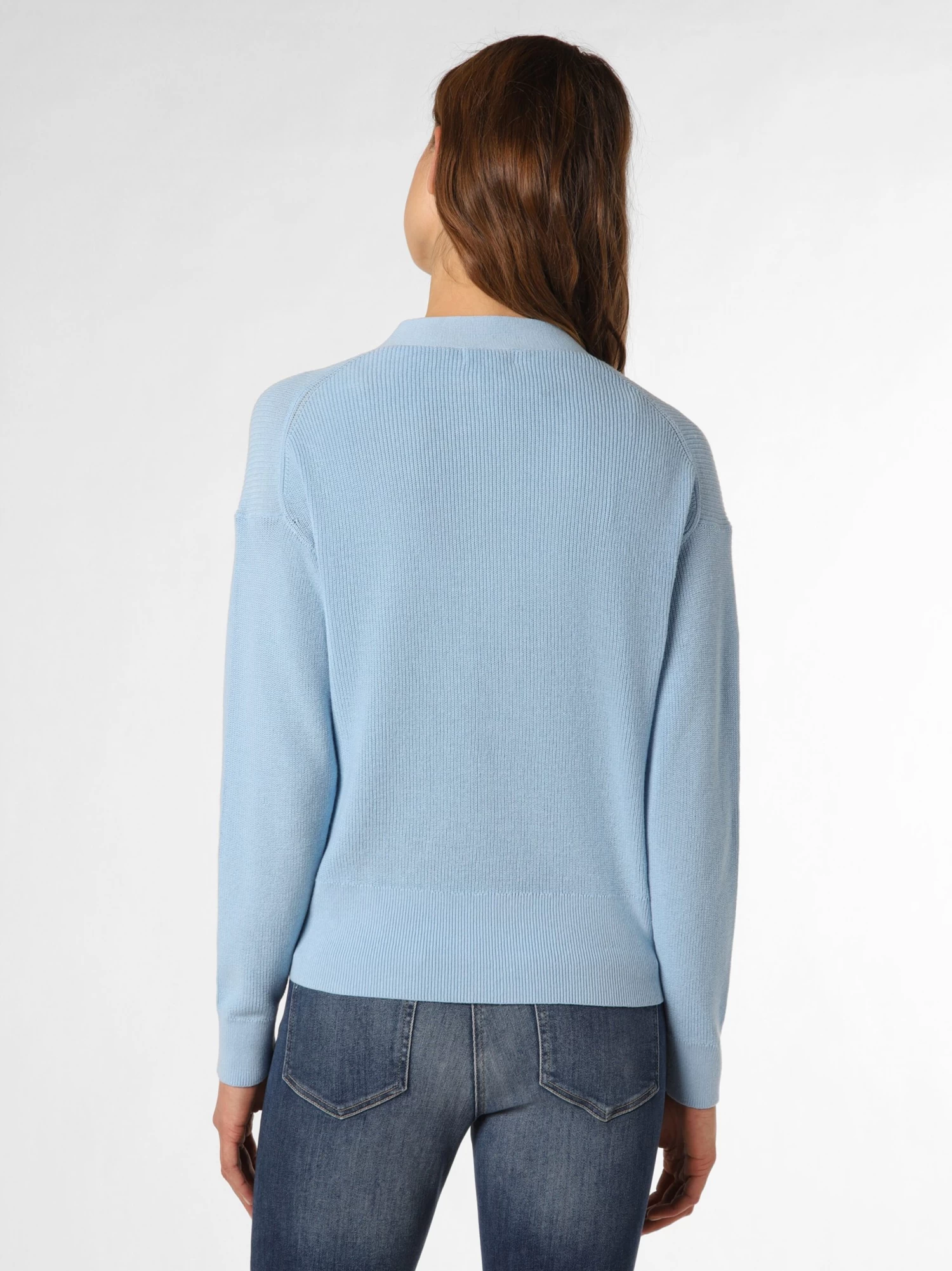 Marie Lund Vesten Gebreid Vest Dames Lichtblauw - Afbeelding 3