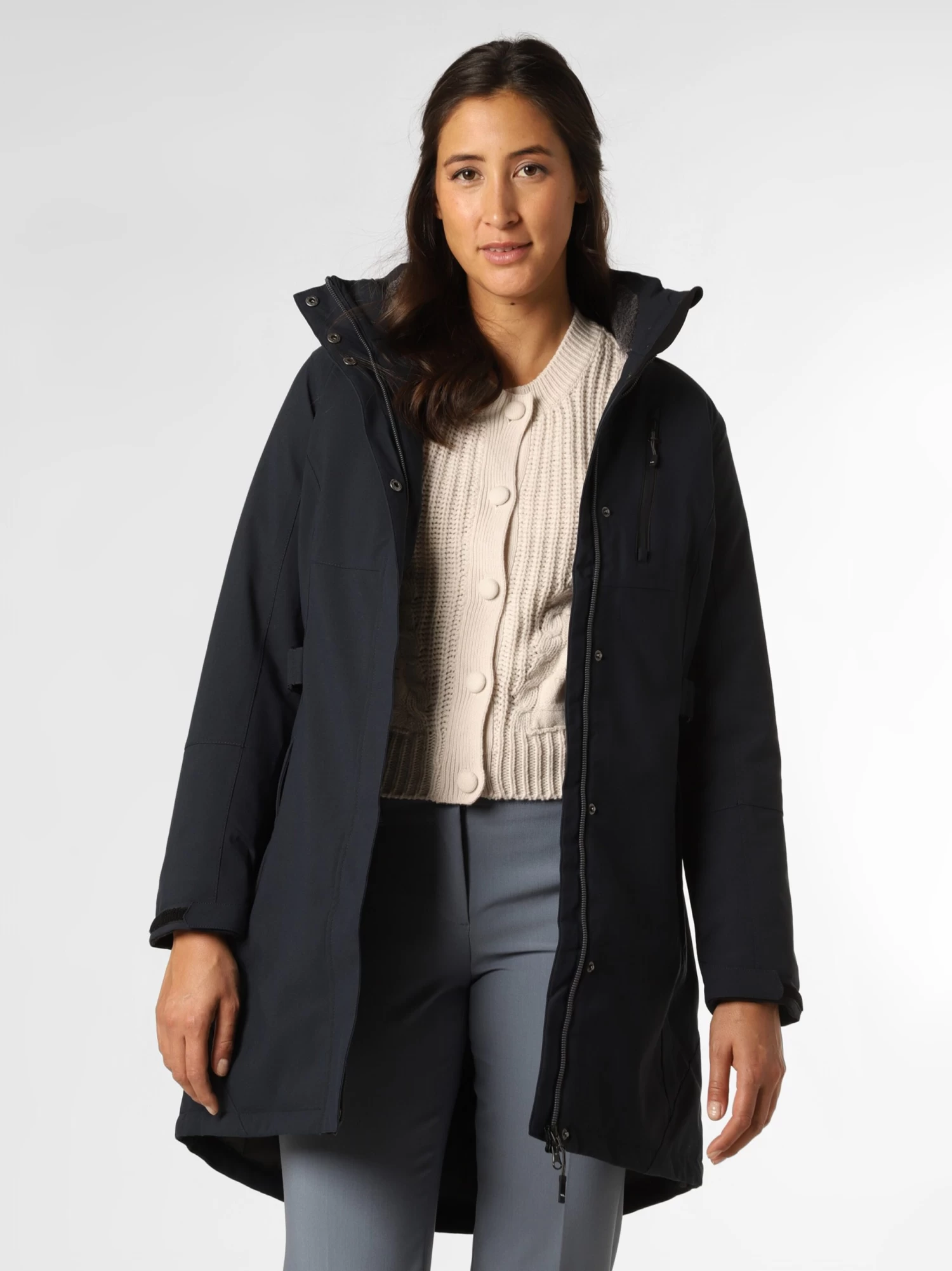 Marie Lund Outdoor Jassen Functionele Jas Dames Marine - Afbeelding 2