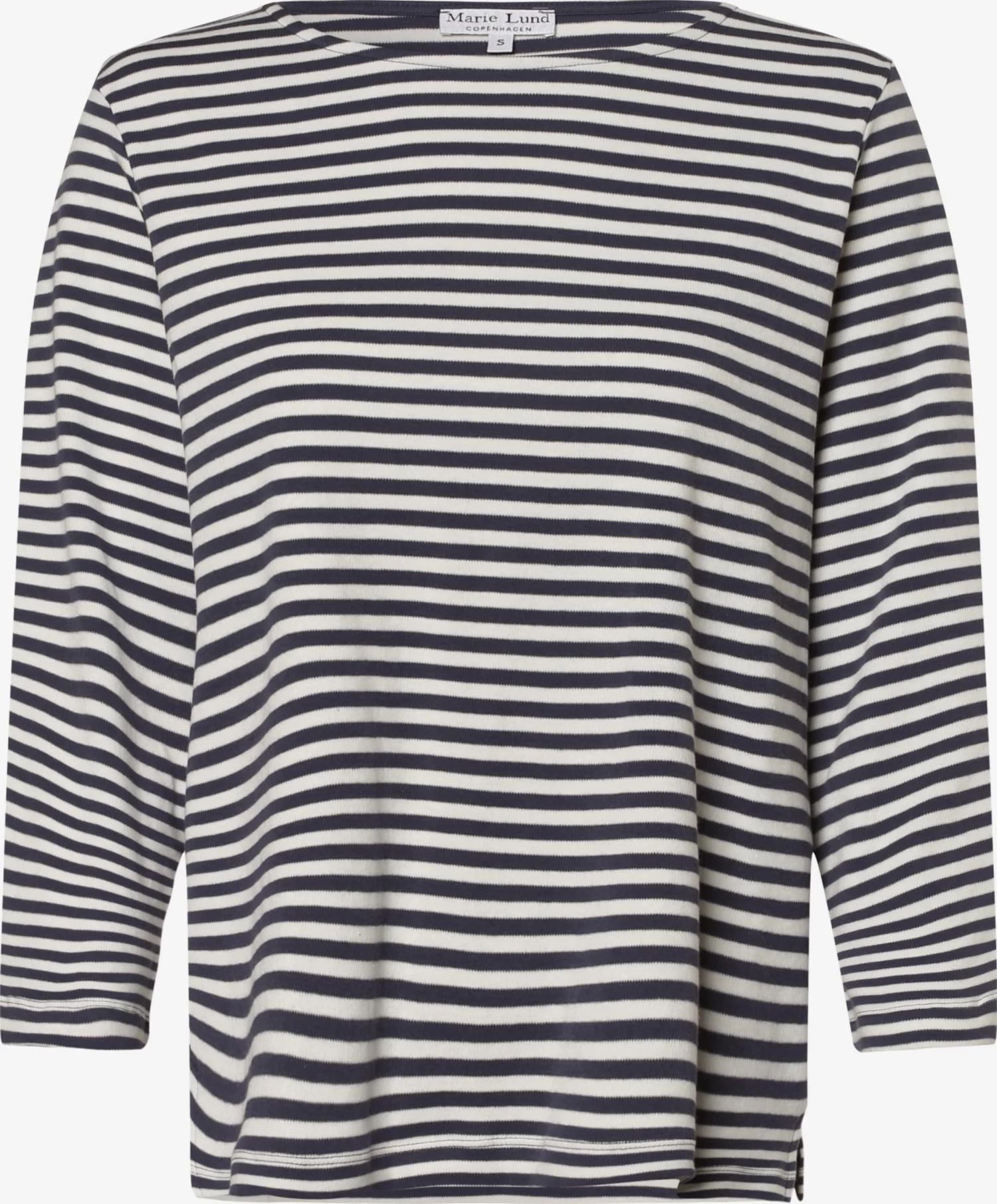 Marie Lund Shirts Met 3/4 Mouw Shirt Dames Navy