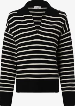 Marie Lund Fijngebreide Truien Trui Dames Marine