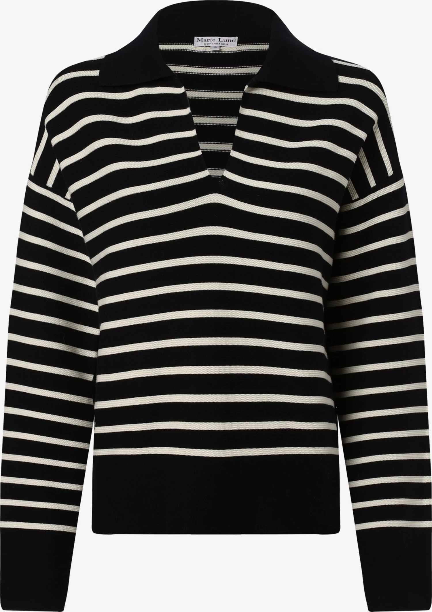 Marie Lund Fijngebreide Truien Trui Dames Marine