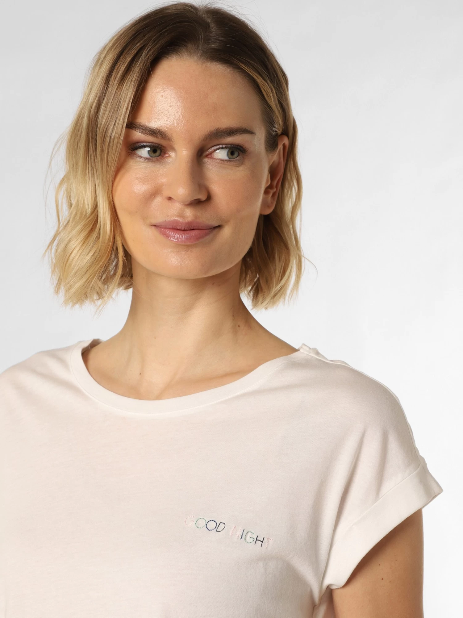 Marie Lund Slaapshirts Slaapshirt Dames Beige - Afbeelding 4