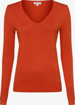 Marie Lund Basic Truien Trui Dames Oranje