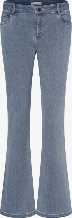Marie Lund Jeans Bootcut Jeans Dames Blauw