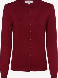 Marie Lund Vesten Gebreid Vest Dames Bordeaux