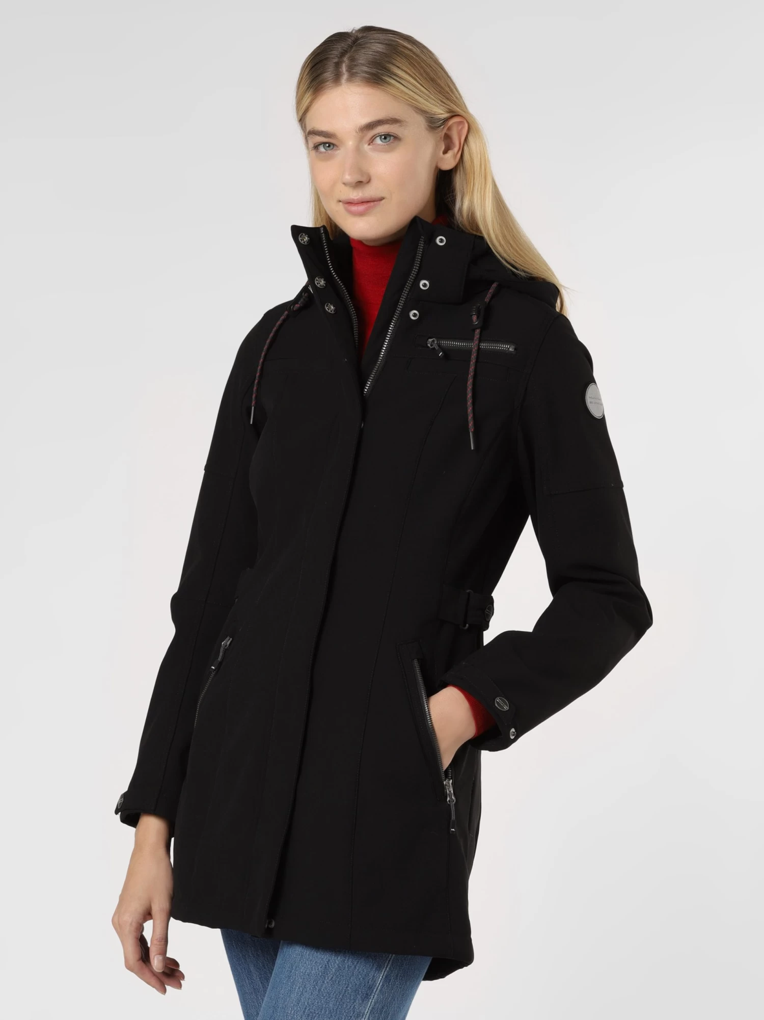 Marie Lund Outdoor Jassen Functionele Jas Dames Zwart - Afbeelding 2