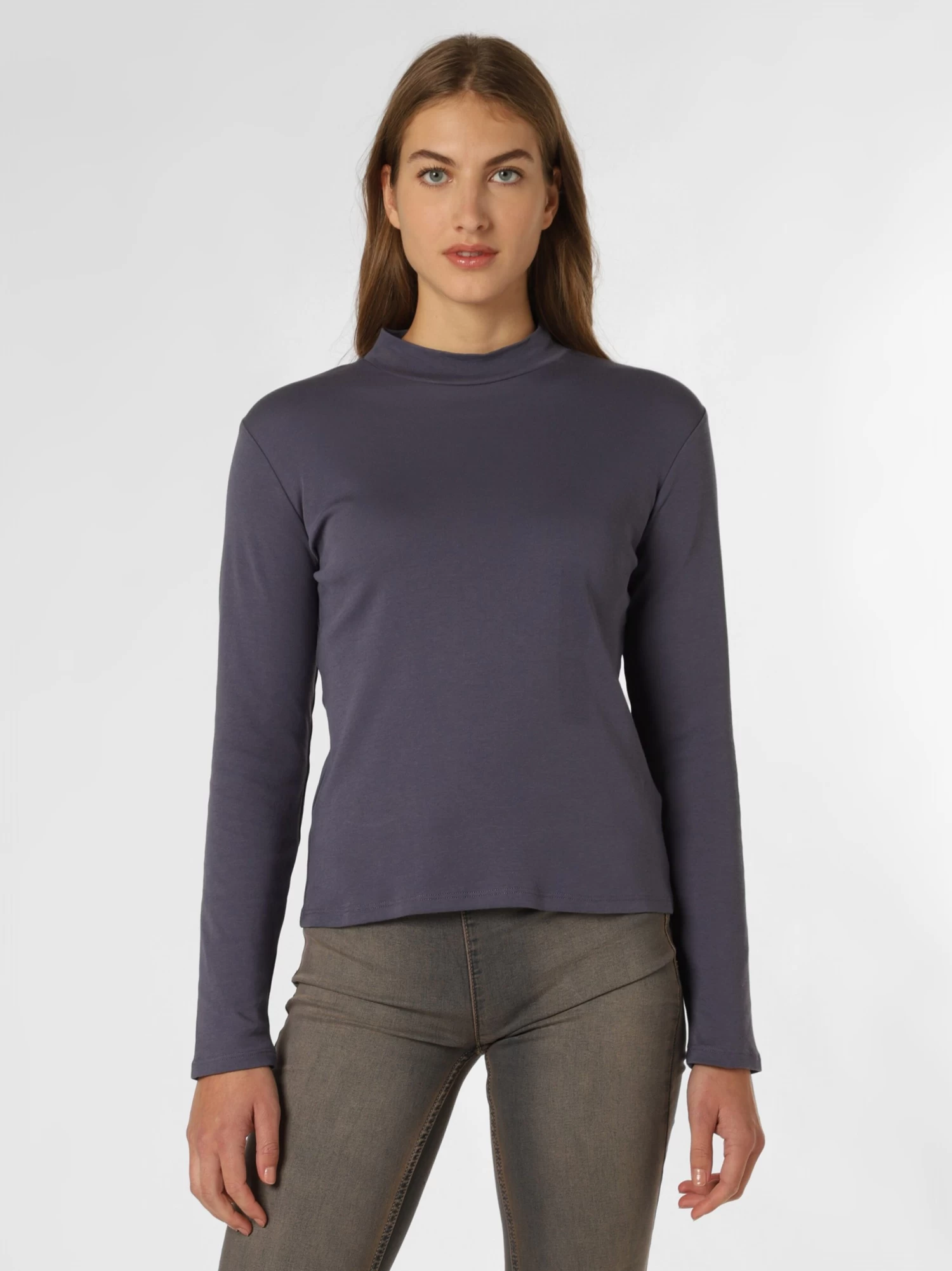 Marie Lund Longsleeves Shirt Dames Donkerblauw - Afbeelding 2