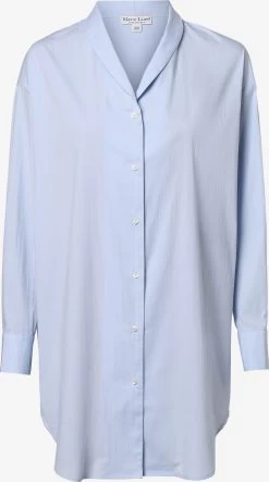Marie Lund Lange Blouses Blouse Dames Lichtblauw