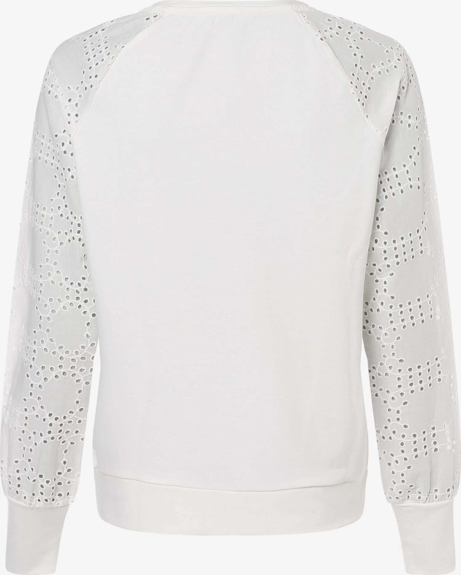 Marie Lund Sweatshirts Sweatshirt Dames Ecru - Afbeelding 2