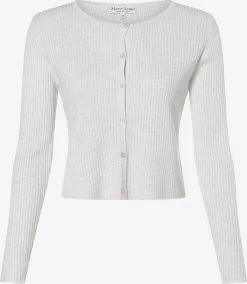 Marie Lund Vesten Gebreid Vest Dames Lichtgrijs