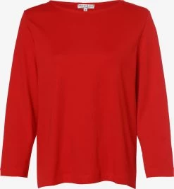 Marie Lund Shirts Met 3/4 Mouw Shirt Dames Rood