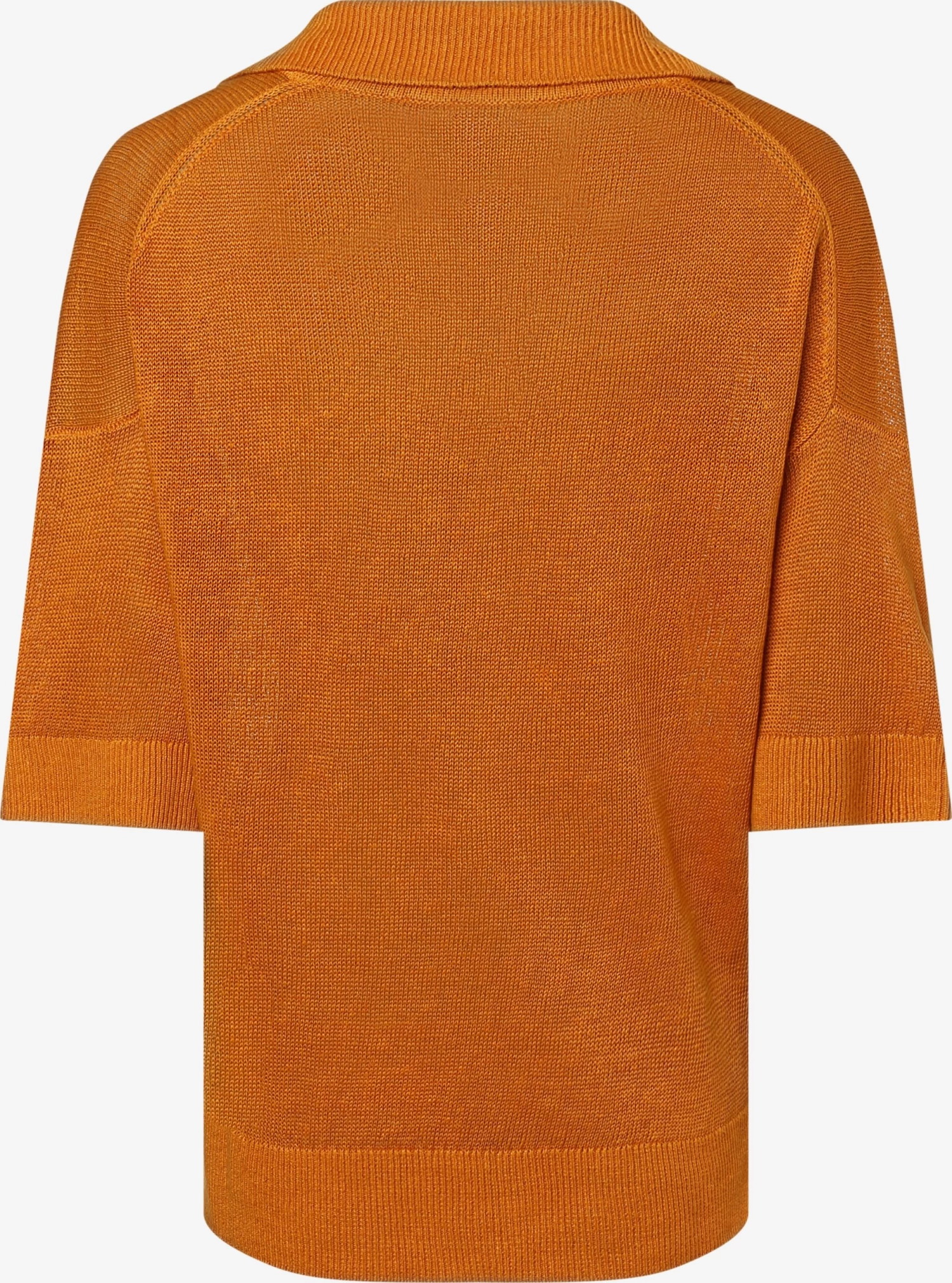 Marie Lund Fijngebreide Truien Trui Dames Oranje - Afbeelding 2