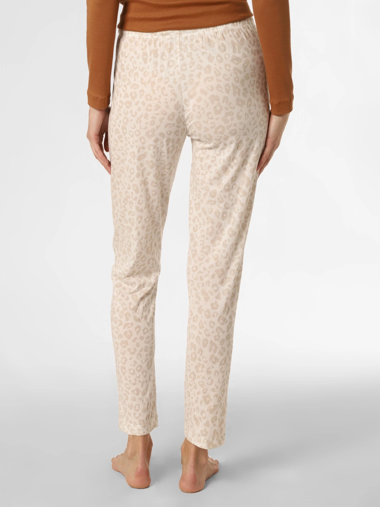 Marie Lund Pyjamabroeken Pyjamabroek Dames Beige / Ecru - Afbeelding 2