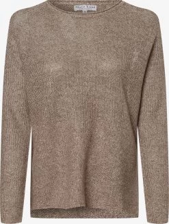 Marie Lund Basic Truien Trui Dames Bruin