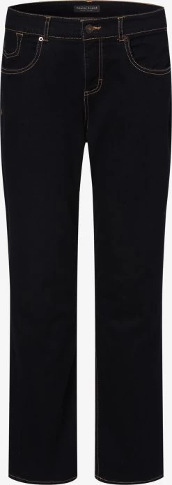 Marie Lund Straight Regular Jeans Dames Donkerblauw