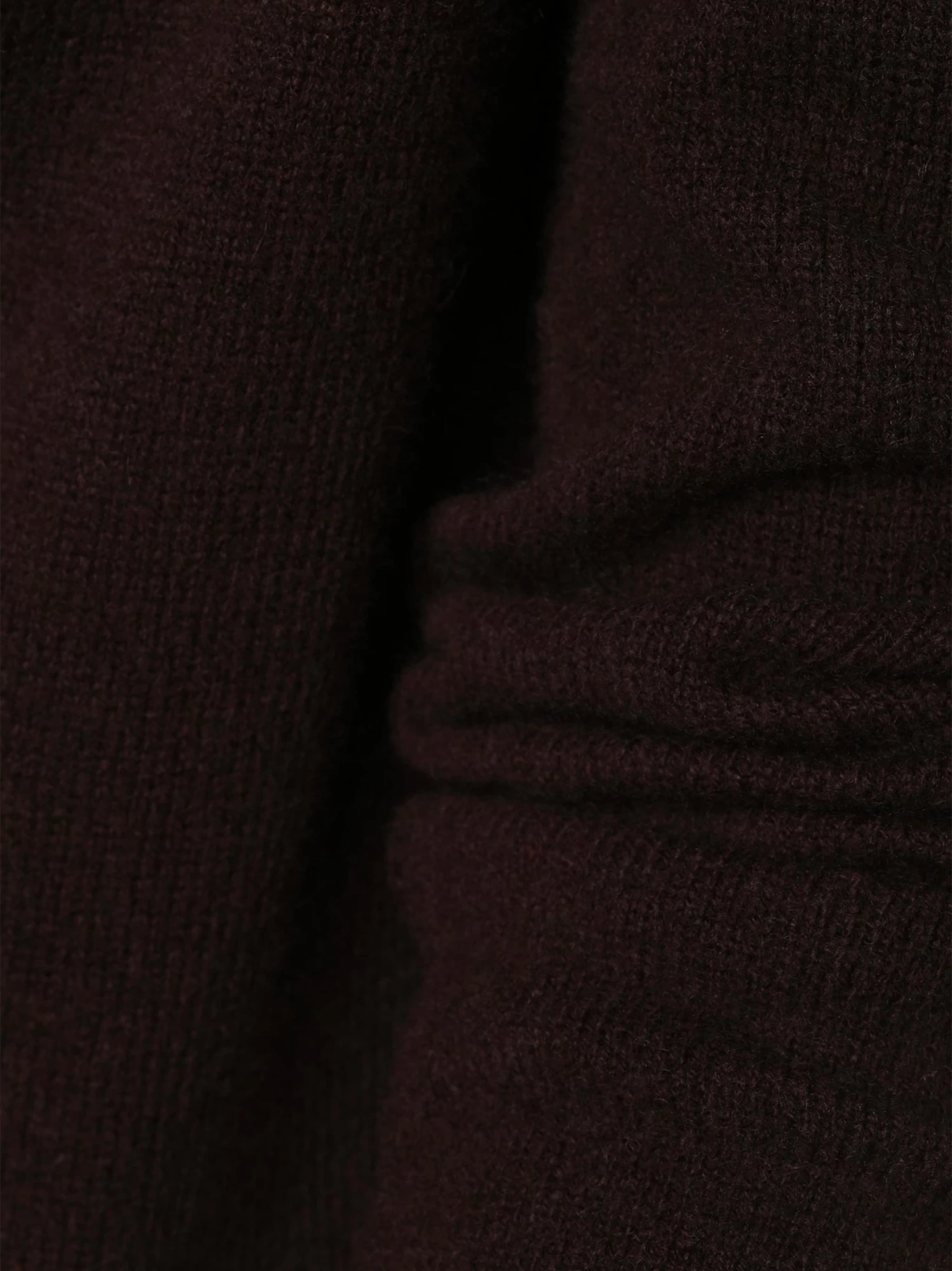 Marie Lund Vesten Gebreid Vest Dames Chocoladebruin - Afbeelding 3