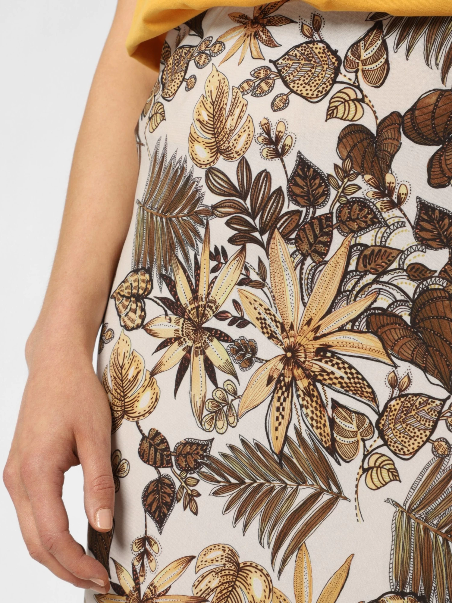 Marie Lund Midi Rokken Rok Dames Ecru - Afbeelding 3