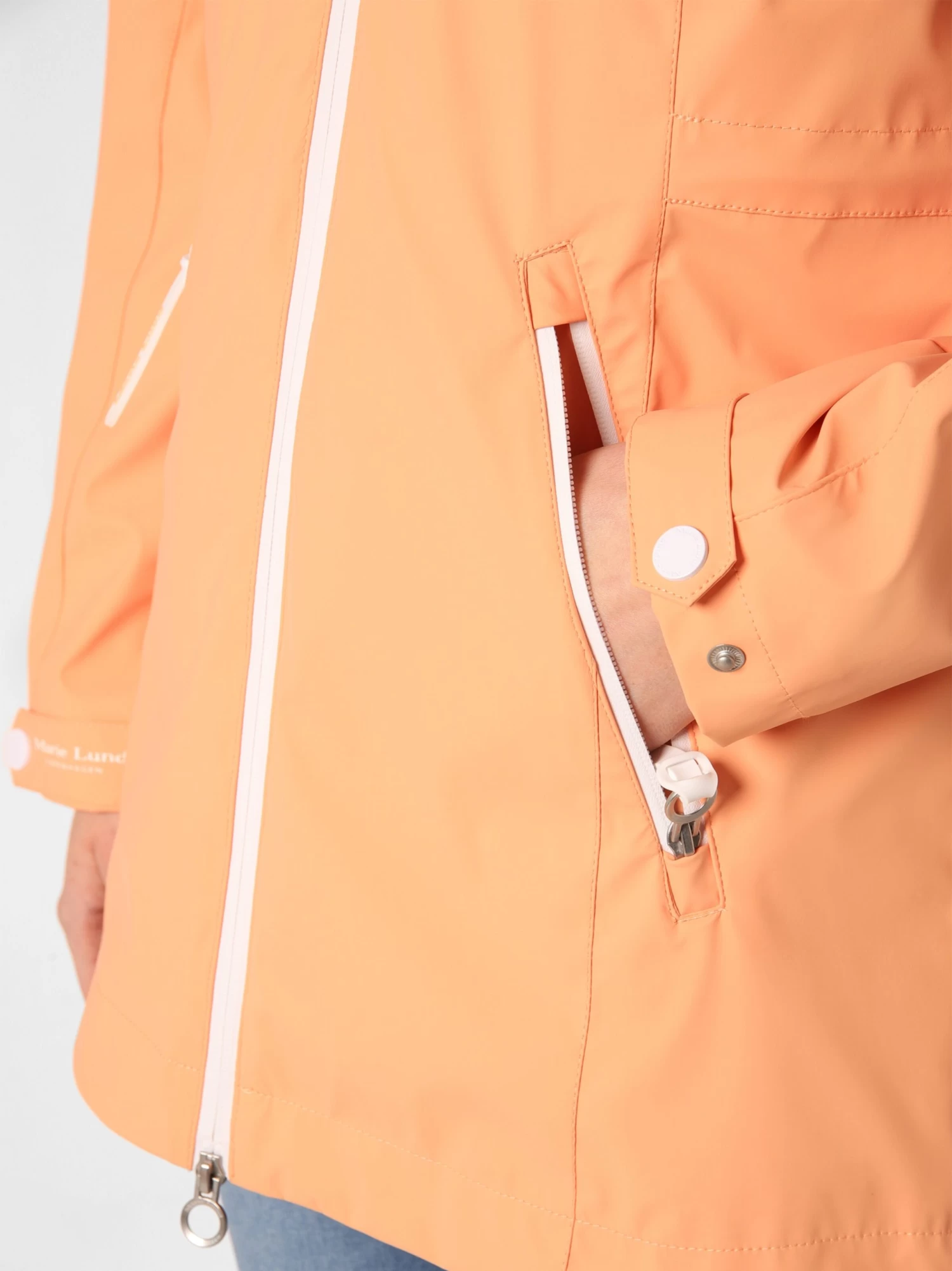 Marie Lund Parkas Tussenparka Dames Lichtoranje - Afbeelding 3