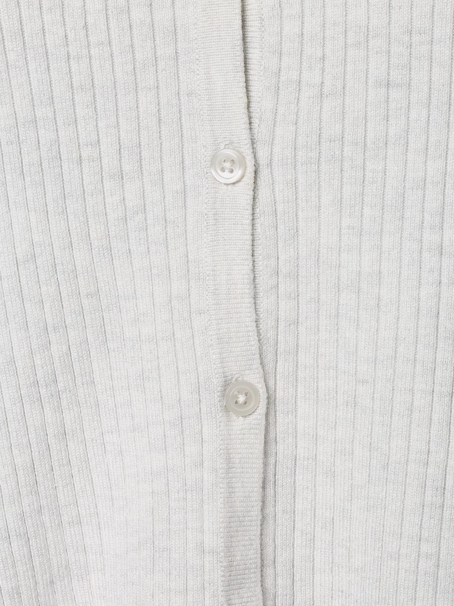 Marie Lund Vesten Gebreid Vest Dames Lichtgrijs - Afbeelding 3