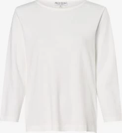 Marie Lund Shirts Met 3/4 Mouw Shirt Dames Wit