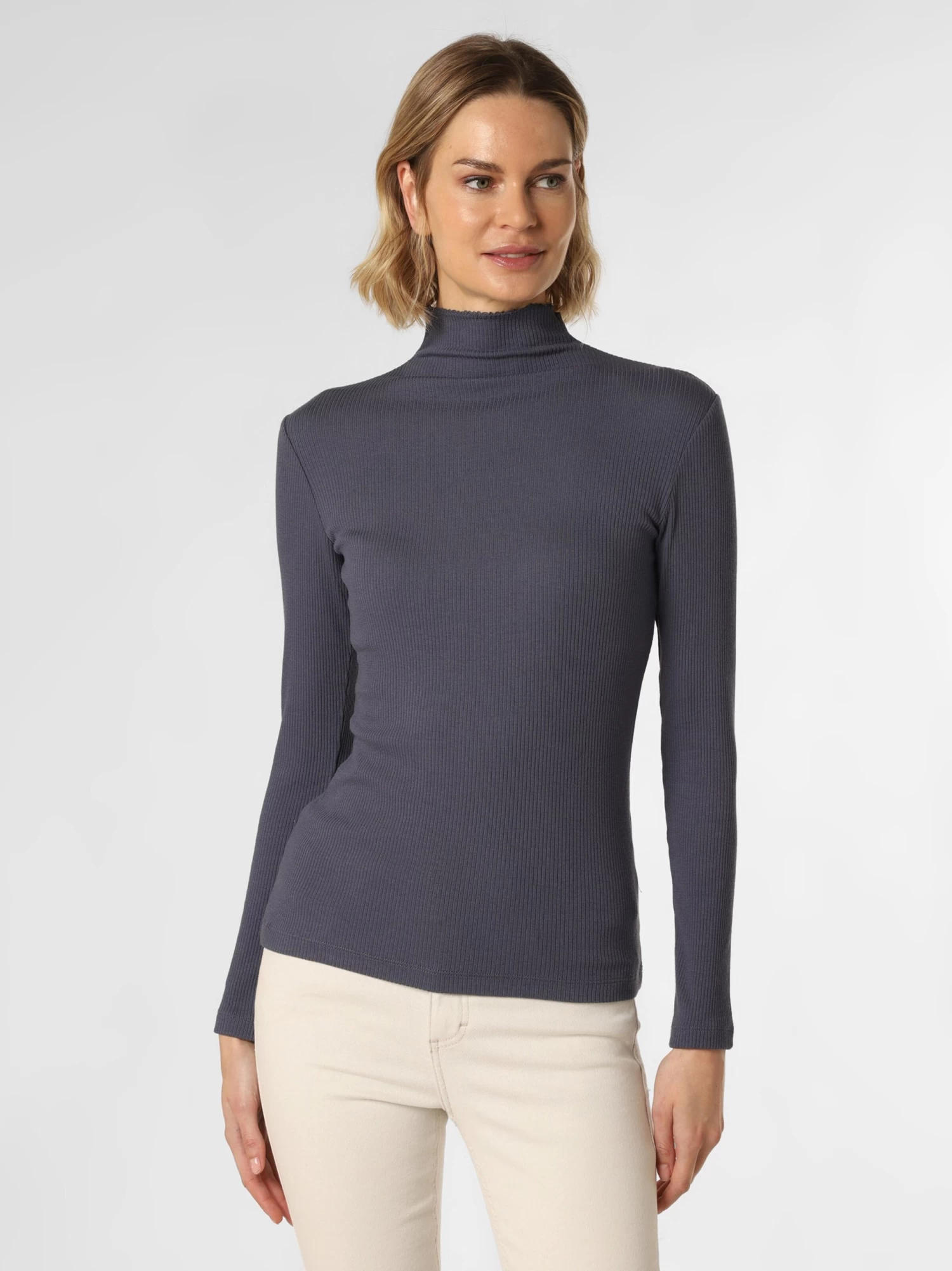 Marie Lund Longsleeves Shirt Dames Blauw - Afbeelding 2
