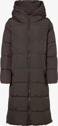 Marie Lund Wintermantels Wintermantel Dames Antraciet / Lichtgrijs