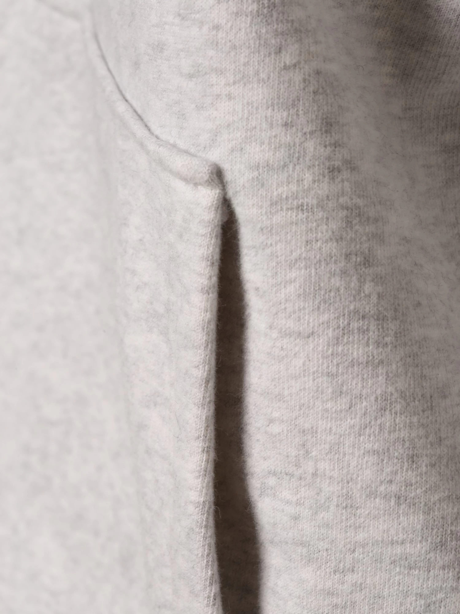 Marie Lund Hoodies Sweatshirt Dames Lichtgrijs - Afbeelding 3