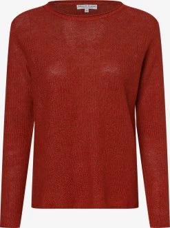 Marie Lund Basic Truien Trui Dames Roestbruin