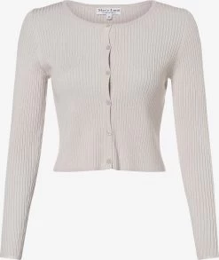 Marie Lund Vesten Gebreid Vest Dames Taupe