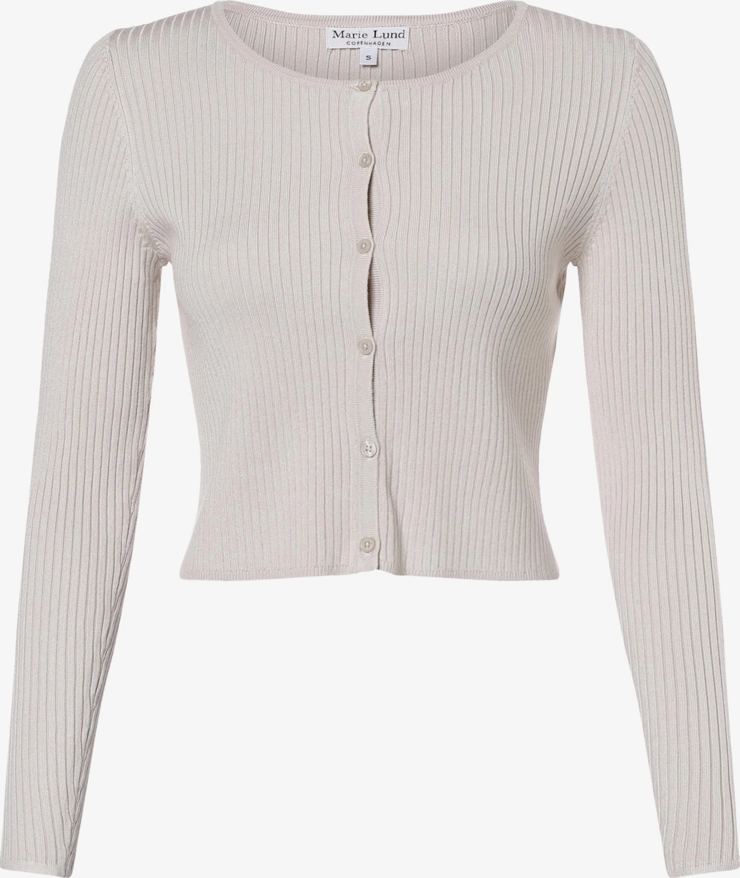 Marie Lund Vesten Gebreid Vest Dames Taupe