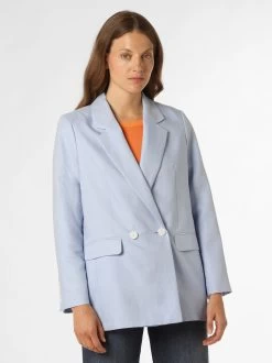 Marie Lund Lange Blazers Blazers Dames Lichtblauw
