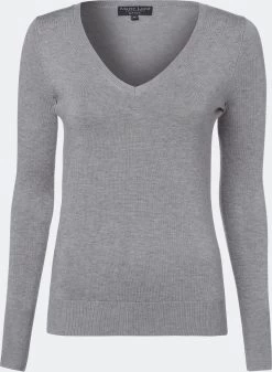 Marie Lund Basic Truien Trui Dames Grijs