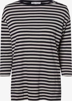 Marie Lund Shirts Met 3/4 Mouw Shirt Dames Zwart