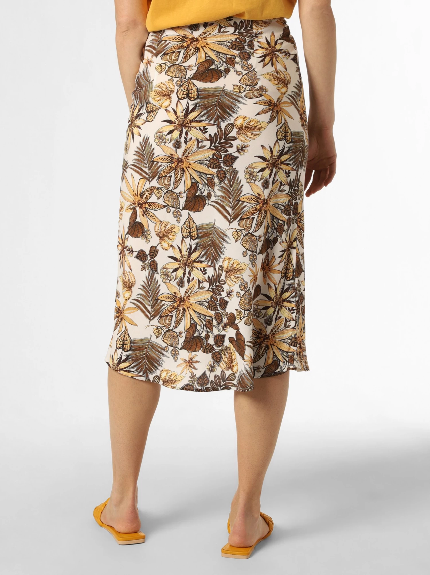 Marie Lund Midi Rokken Rok Dames Ecru - Afbeelding 2