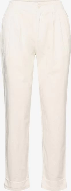 Marie Lund Bandplooibroeken Loosefit Bandplooibroek Dames Nude