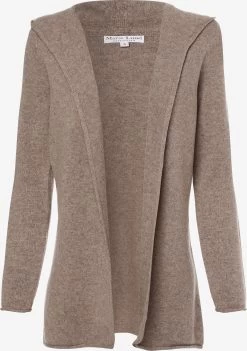 Marie Lund Vesten Gebreid Vest Dames Lichtbruin