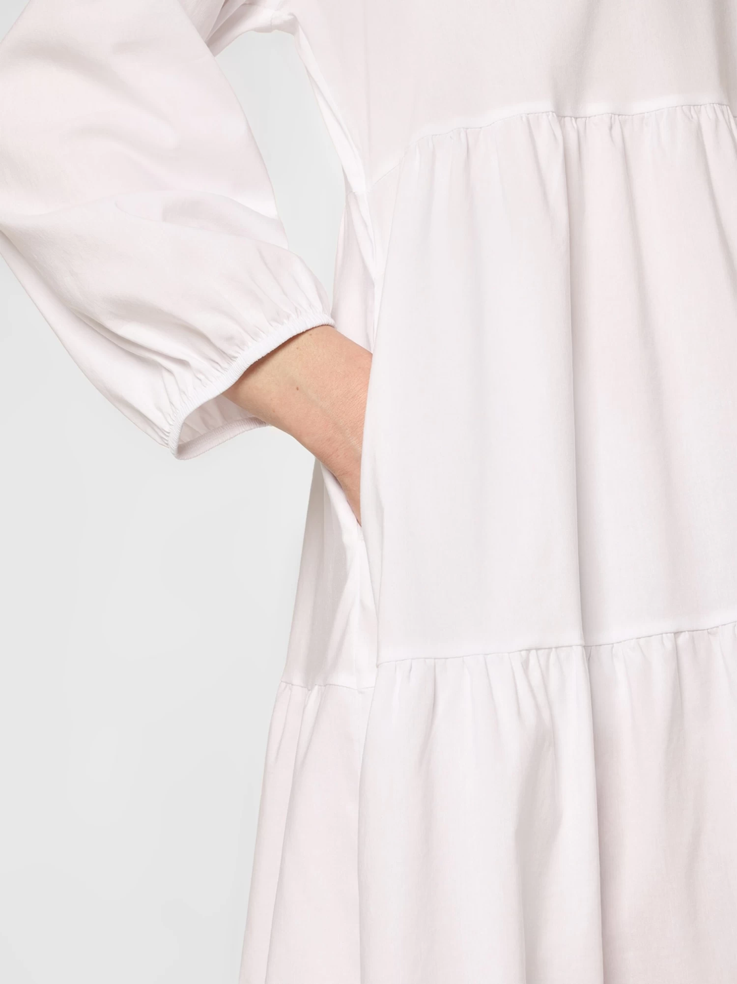 Marie Lund Mini Jurken Jurk Dames Wit - Afbeelding 4