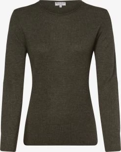 Marie Lund Basic Truien Trui Dames Kaki