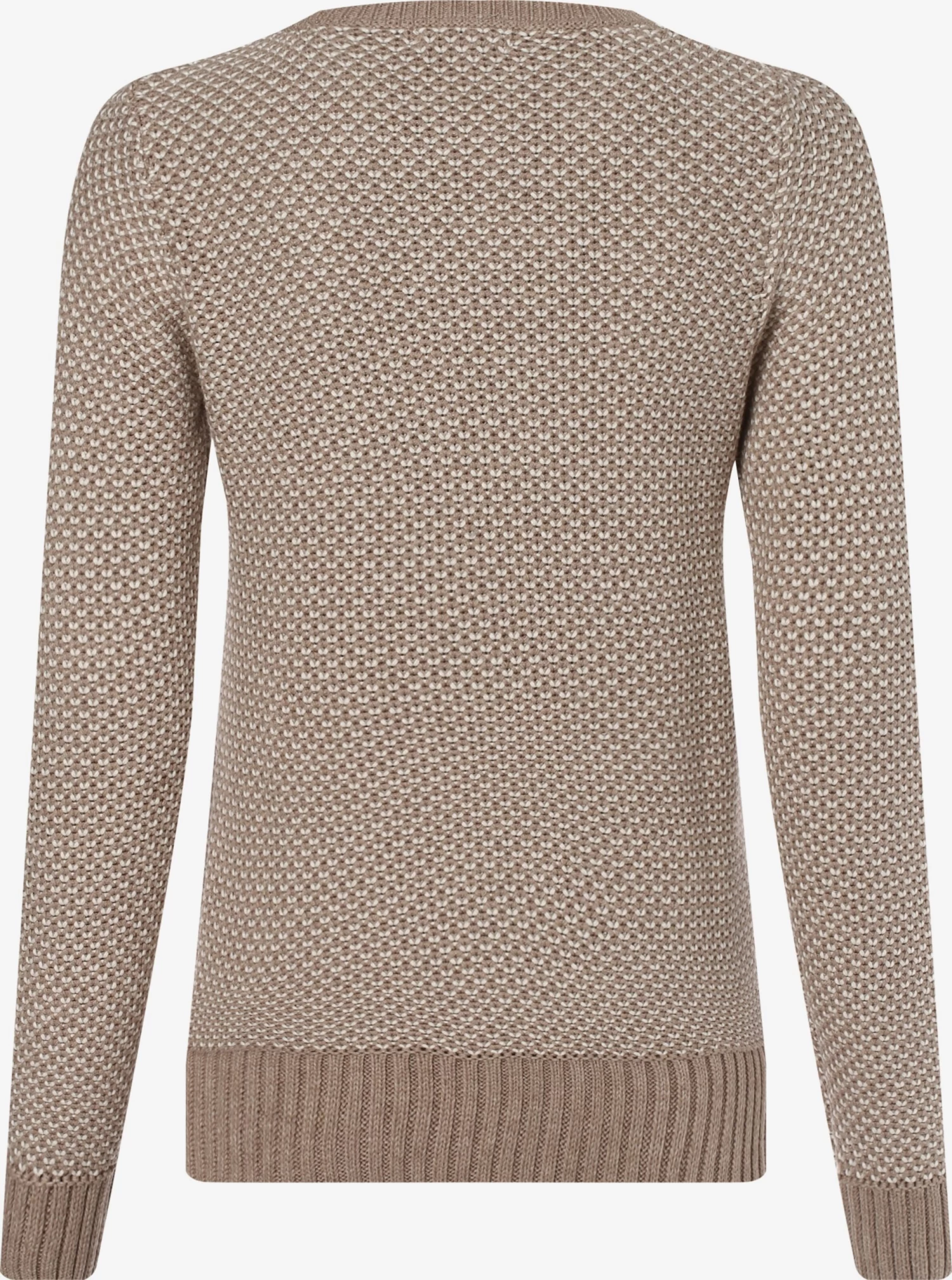 Marie Lund Fijngebreide Truien Trui Dames Beige - Afbeelding 2