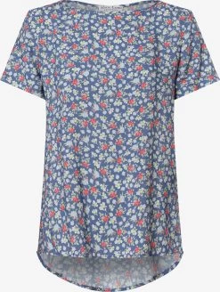 Marie Lund Blouses Met Korte Mouw Blouse Dames Blauw