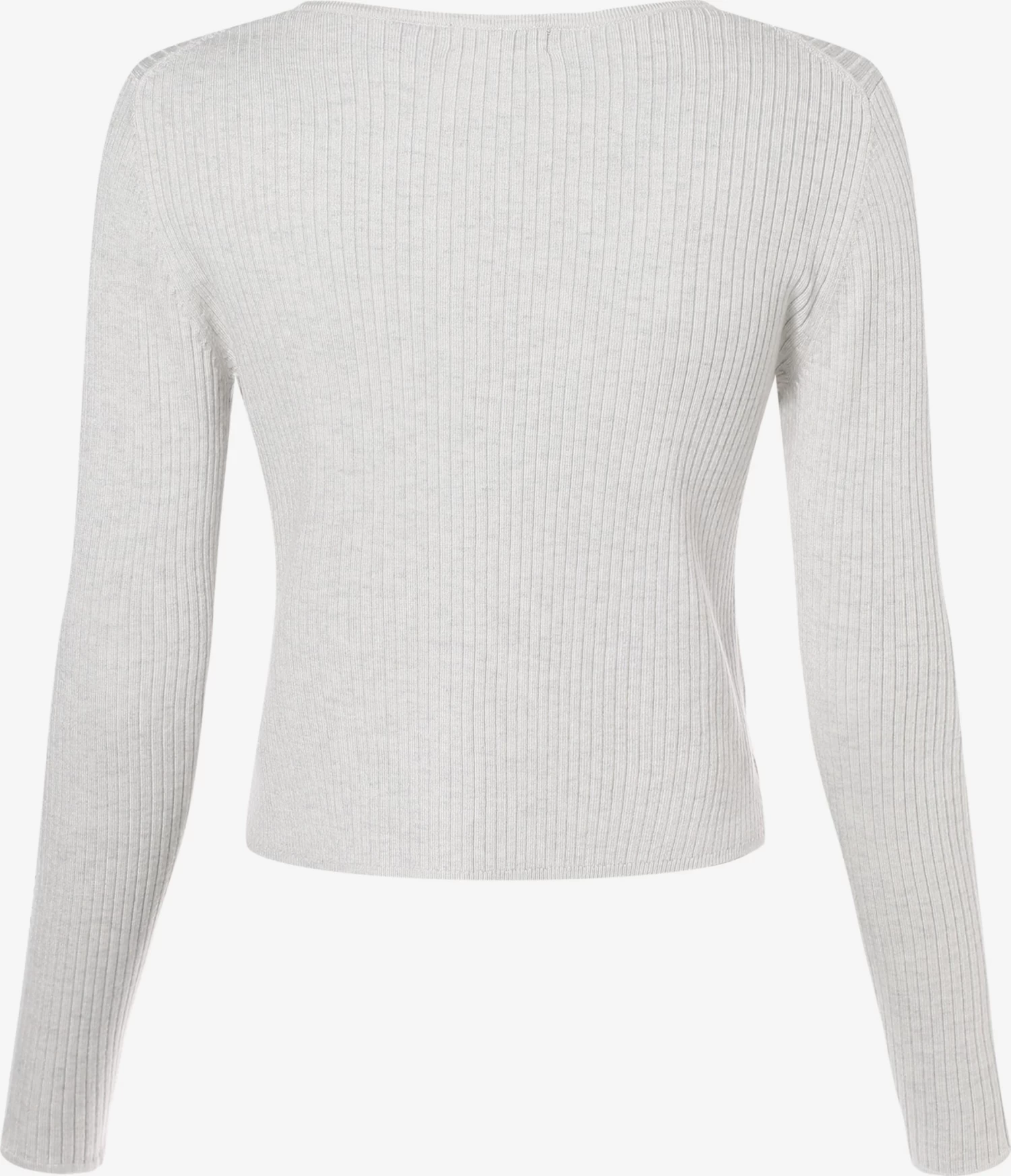 Marie Lund Vesten Gebreid Vest Dames Lichtgrijs - Afbeelding 2