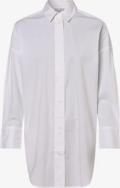 Marie Lund Lange Blouses Blouse Dames Wit