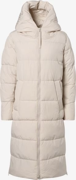 Marie Lund Wintermantels Wintermantel Dames Lichtbeige