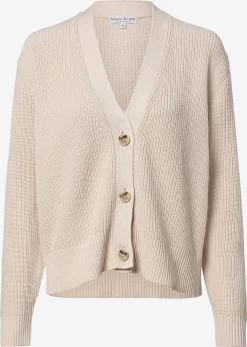 Marie Lund Vesten Gebreid Vest Dames Taupe