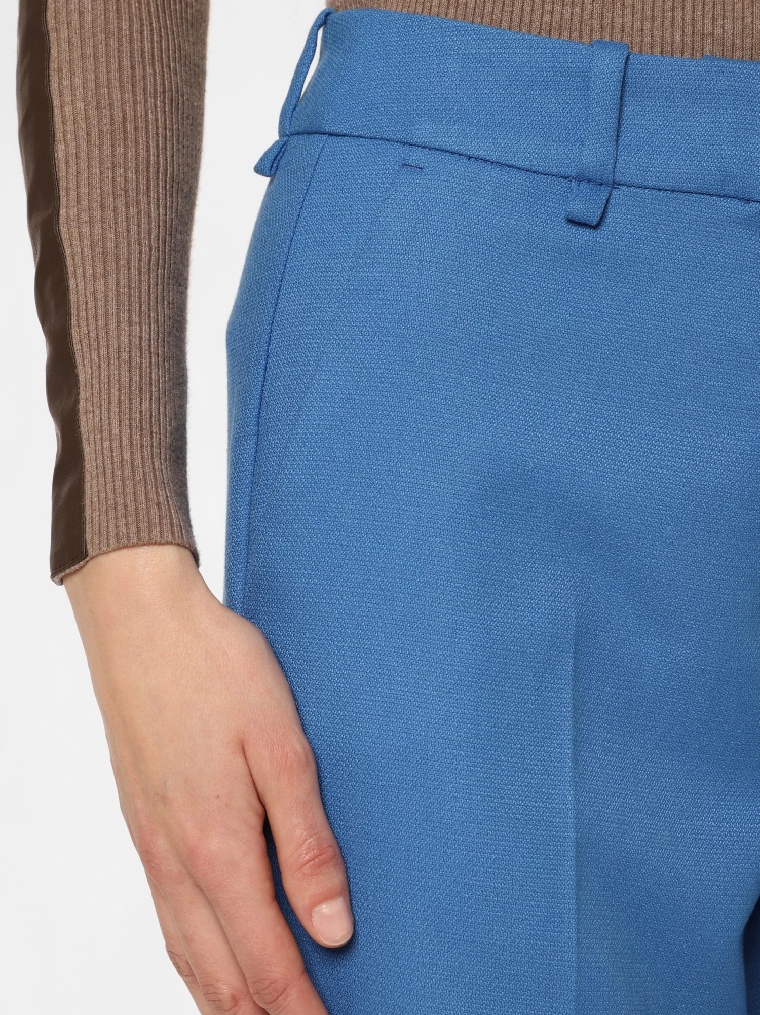 Marie Lund Broeken Loosefit Pantalon Dames Blauw - Afbeelding 4